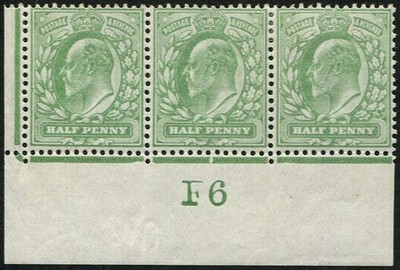 d-sg-218-control-f6-variety-damaged-f-strip-of-three-1-u-m-unusual