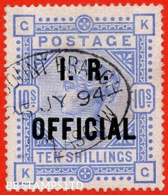 sg-o10-l8-4-kg-10-ultramarine-a-fine-25-july-1894-glasgow-b84631