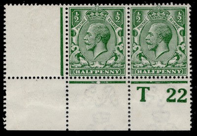 gb-gv-sg351-d-green-lh-mint-control-t22-perf-corner-pair