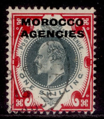 morocco-agencies-gb-edvii-sg37-1s-dull-green-carmine-fine-used-cat-20