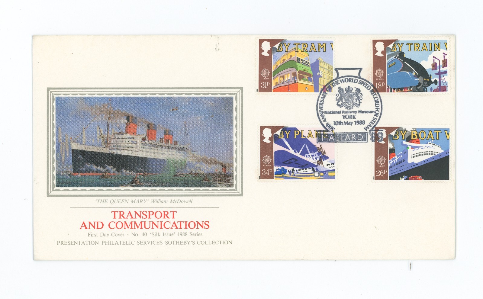 pps-sothebys-silk-no-40-fdc-gb-1988-transport-nrm-york-mallard-cancel-ref-h2
