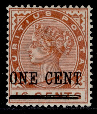 mauritius-qv-sg124-1c-on-16c-chestnut-lh-mint
