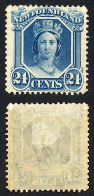 newfoundland-sg30-24c-blue-yellowish-paper-m-m-cat-55-pounds