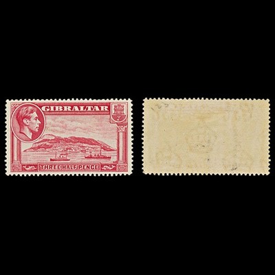7557-gibraltar-sg123-1d-carmine-1938-sc-109-mi109b-mint-mh-c35
