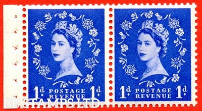 sg-516-sb22-1d-ultramarine-an-unmounted-mint-booklet-pane-of-2-with-p-b81519