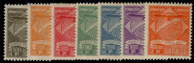 brazil-condor-1927-set-of-7-paler-reprints-scott-1cl1-7-m-mint-cat-32-50