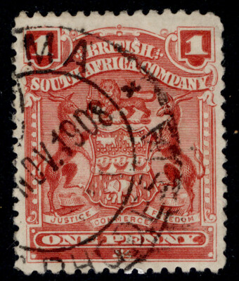 rhodesia-qv-sg78-1d-red-fine-used