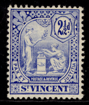 st-vincent-edvii-sg97-2d-blue-m-mint-cat-42