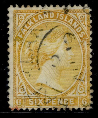 falkland-islands-qv-sg34-6d-yellow-fine-used-cat-55