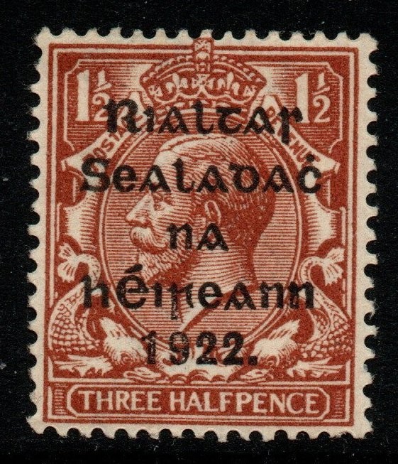 ireland-sg32-1922-1d-red-brown-mtd-mint