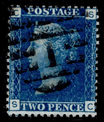 gb-qv-sg47-2d-dp-blue-plate-14-fine-used-cat-20-sc