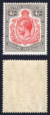 nyasaland-sg95-kgv-4-wmk-mult-ca-fresh-u-m-cat-55-pounds