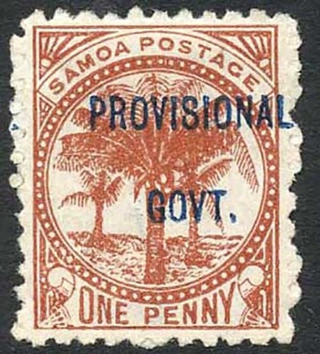 samoa-sg91-1d-chestnut-opt-provisional-govt-m-m
