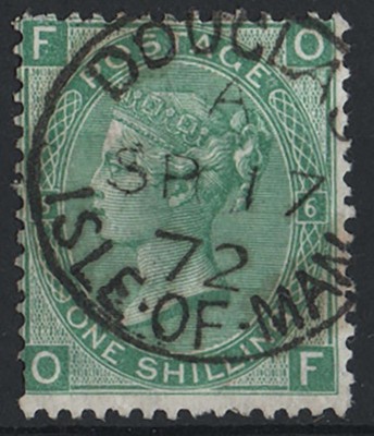 isle-of-man-1867-1s-green-plate-6-vfu-crisp-1972-douglas-iom-cds-sg115