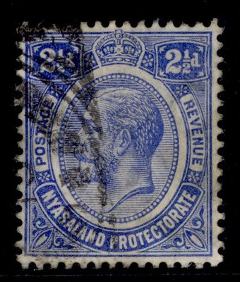 nyasaland-protectorate-gv-sg89-2d-bright-blue-used