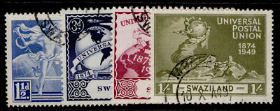 swaziland-gvi-sg48-51-anniversary-of-upu-set-fine-used