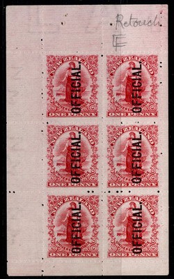 new-zealand-edvii-sg-o60a-1d-carmine-booklet-pane-of-6-vlh-mint-cat-100