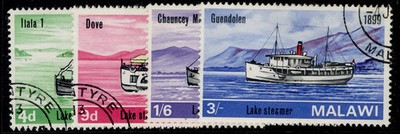 malawi-qeii-sg277-280-1967-steamers-set-fine-used