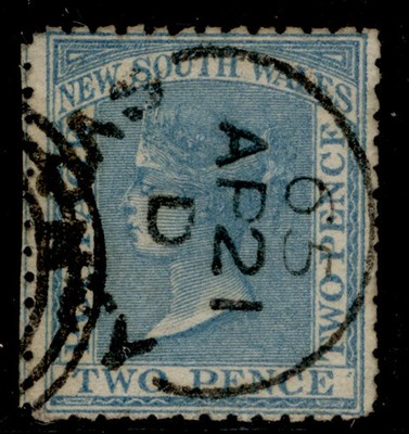 australia-new-south-wales-qv-sg189b-2d-pale-blue-used-cat-225-perf-12x13