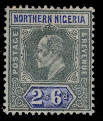 northern-nigeria-edvii-sg27-2s-6d-green-ultramarine-m-mint-cat-65-ordinary