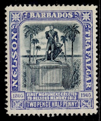 barbados-edvii-sg162a-2d-black-indigo-m-mint-cat-700