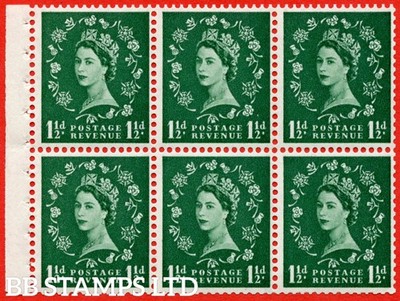 sg-572-sb66-1d-green-an-unmounted-mint-booklet-pane-of-6-perf-type-b88079