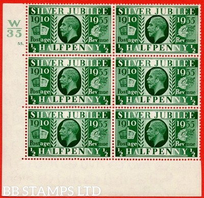 sg-453-ncom10-d-green-a-mounted-mint-control-block-of-6-control-w3-b83911