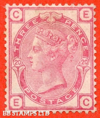 sg-144-j44-ec-3d-pale-rose-plate-20-a-fine-lightly-mounted-mint-b42921