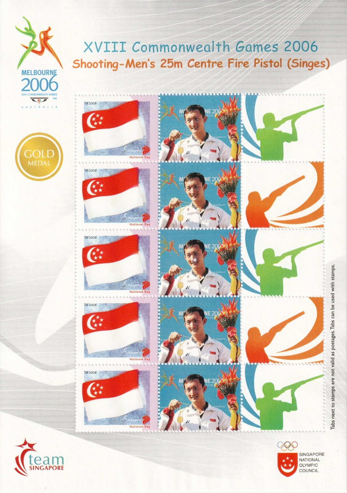 2006-singapore-commonwealth-games-my-stamp-sheet-gold-medal-winners