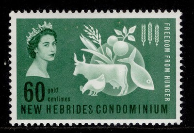new-hebrides-qeii-sg95-1963-60c-freedom-from-hunger-nh-mint