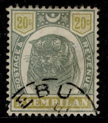 malaysia-negri-sembilan-qv-sg12-20c-green-olive-fine-used-cat-55