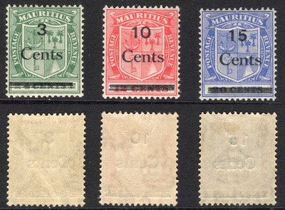 mauritius-sg242-4-overprint-set-of-3-m-m-cat-12-pounds