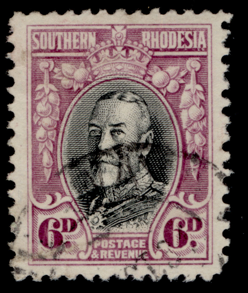 southern-rhodesia-gv-sg20-6d-black-magenta-fine-used-perf-12