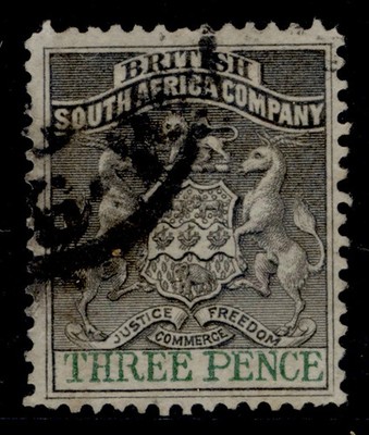 rhodesia-qv-sg21-3d-grey-black-green-fine-used