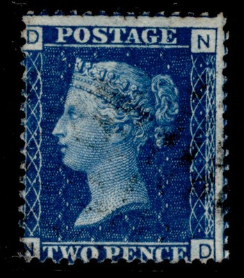 gb-qv-sg47-2d-dp-blue-plate-15-fine-used-cat-22-nd