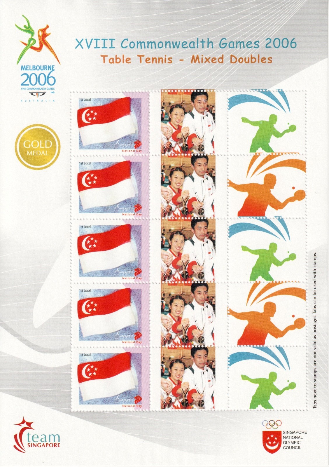 2006-singapore-commonwealth-games-my-stamp-sheet-gold-medal-winners