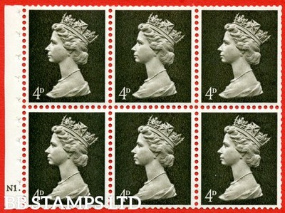 sg-731-ub7-4d-deep-sepia-2-bands-an-unmounted-mint-cylinder-pane-of-6-b92726