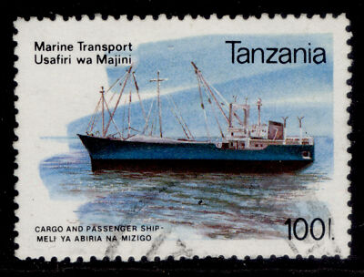 tanzania-qeii-sg802-1990-100s-freighter-fine-used
