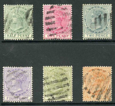 lagos-sg21-26-new-colours-wmk-crown-cc-set-to-1-cat-105-10-pounds