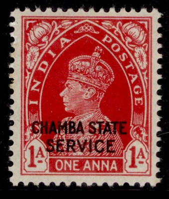 indian-states-chamba-gvi-sg-o67-1a-carmine-lh-mint-cat-65