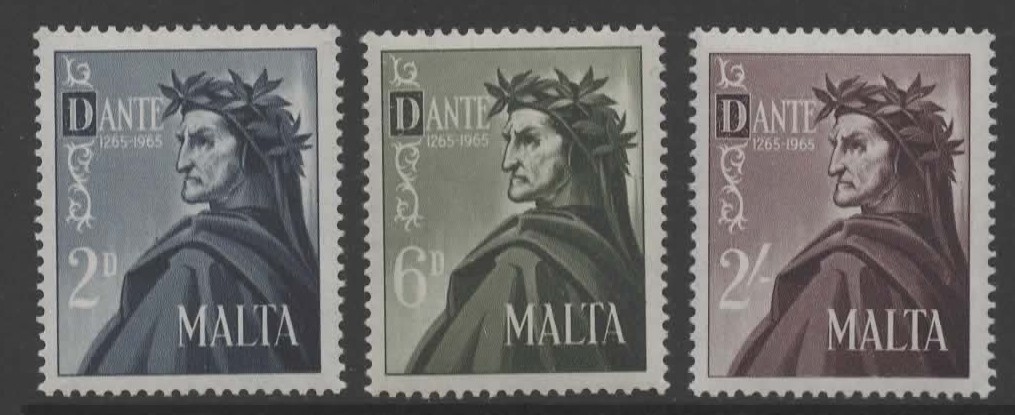 malta-sg349-51-1965-700th-aniversary-of-dante-mnh