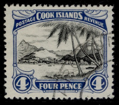 cook-islands-gv-sg103a-4d-black-bright-blue-fine-used-cat-60-perf-14