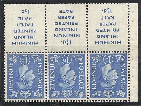 qb18a-perf-type-i-1d-light-ultramarine-booklet-pane-with-label-unmounted-mint
