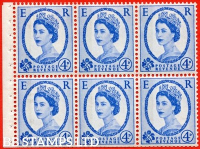 sg-616al-sb109b-4d-deep-ultramarine-an-unmounted-mint-booklet-pane-of-b73287