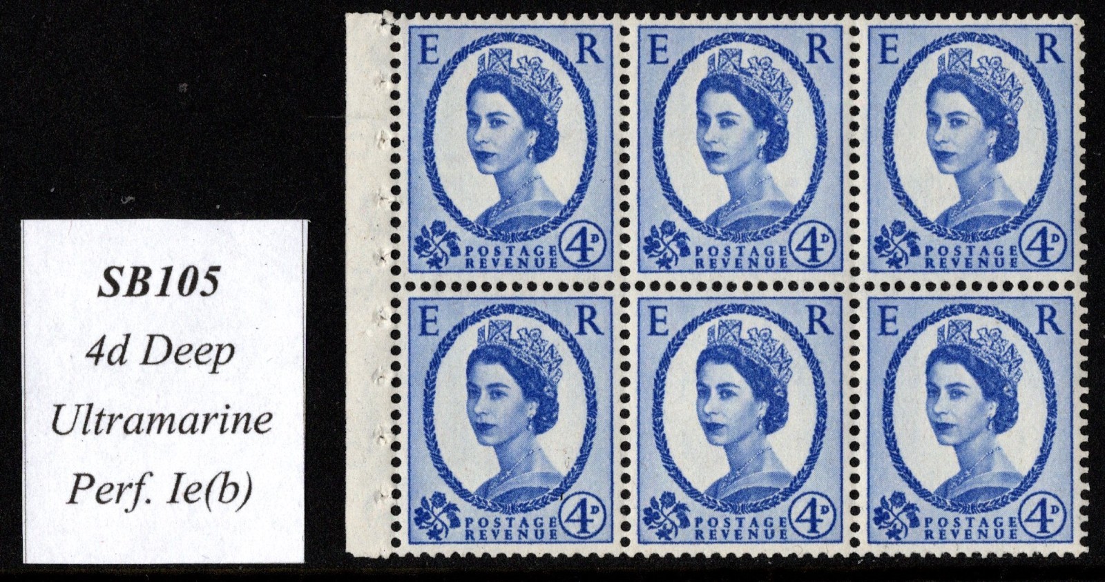 wilding-specialist-sb105-4d-deep-ultramarine-perf-type-ie-b-mnh