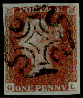 gb-qv-sg8-1d-red-brown-black-mx-plate-13-used-cat-175-ql