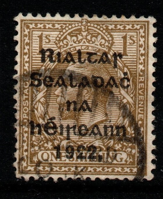 ireland-sg15-1922-1-bistre-brown-fine-used