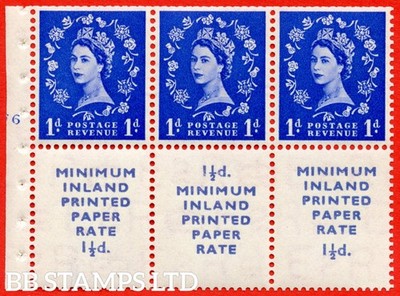 sg-516-sb23-1d-ultramarine-an-unmounted-mint-cylinder-booklet-pane-of-b88007