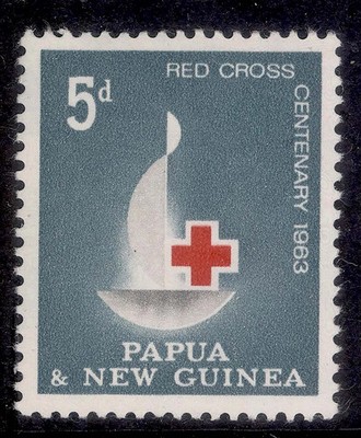 australia-papua-new-guinea-qeii-sg46-1963-5d-red-cross-nh-mint