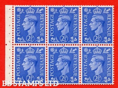 sg-489f-qb33-2d-blue-a-fine-unmounted-mint-complete-booklet-pane-of-b49240
